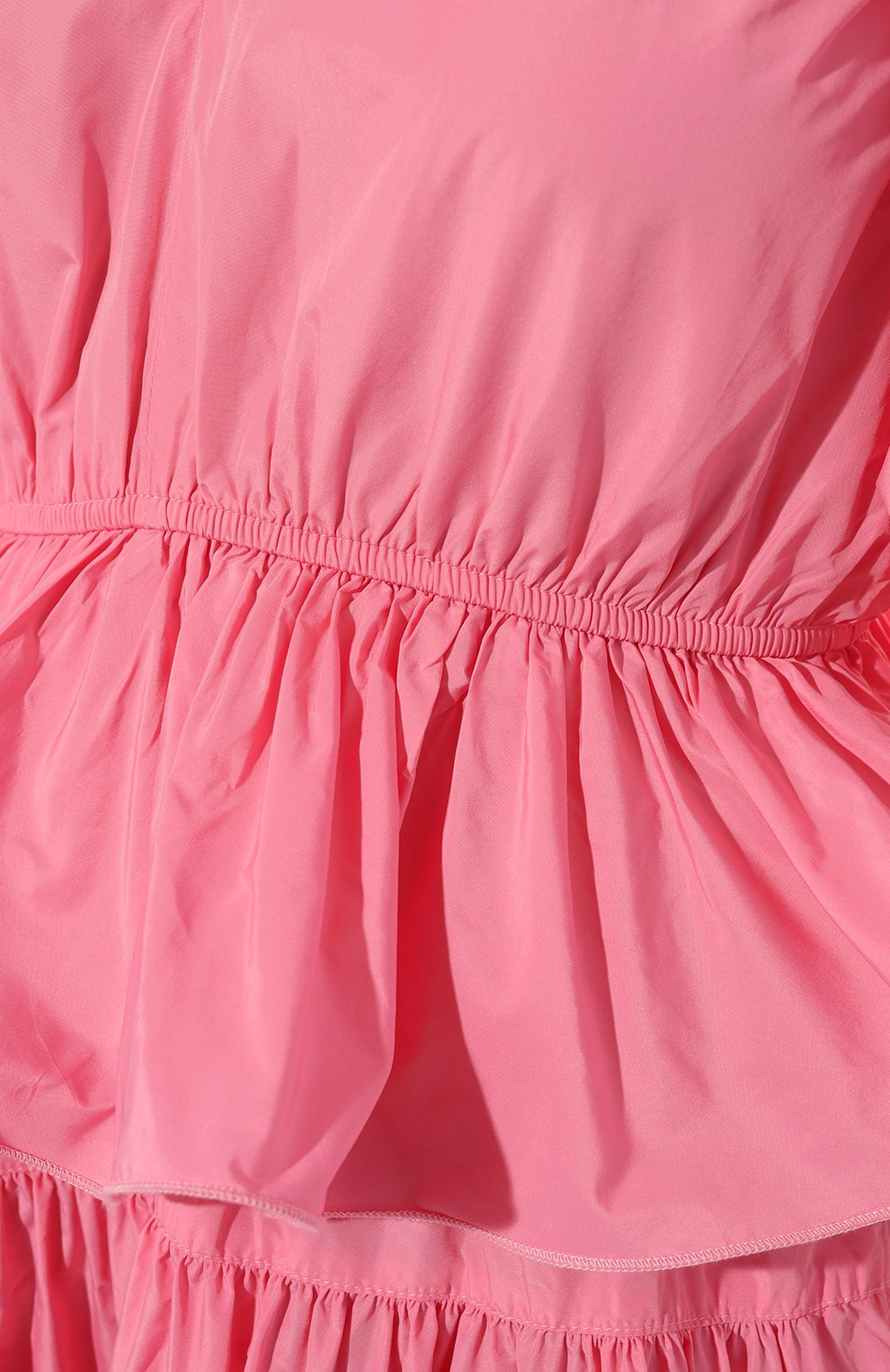 Женское платье LUG VON SIGA розового цвета, арт. LVSRS2023107 | Фото 5 (Рукава: Длинные; Случай: Повседневный; Материал внешний: Синтетический материал; Длина Ж (юбки, платья, шорты): Миди; Стили: Бохо; Женское Кросс-КТ: Платье-одежда)