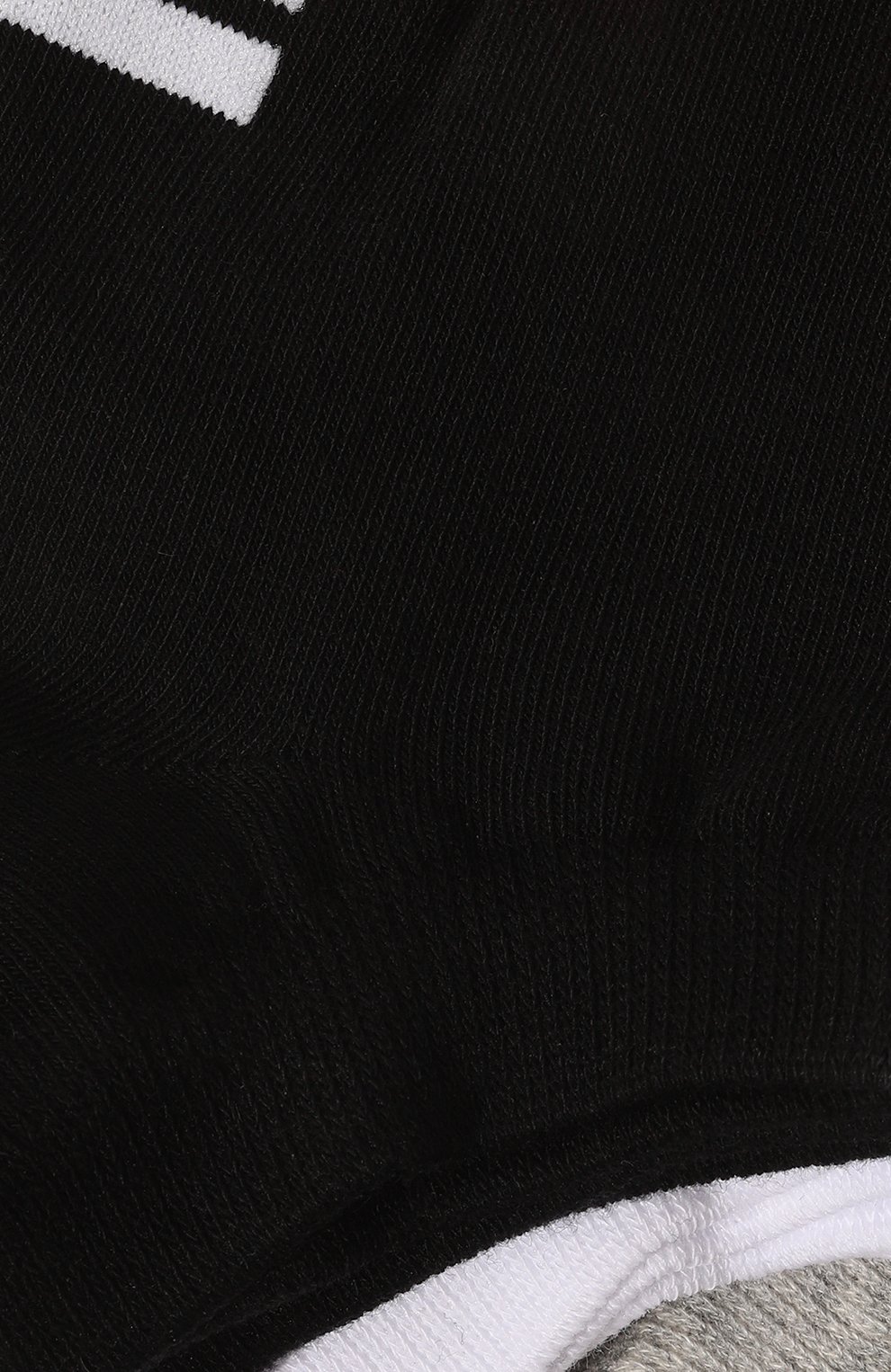 Мужские комплект из трех пар носков DIESEL черного цвета, арт. 00SI8H/0LDAZ | Фото 2 (Кросс-КТ: бельё; Материал внешний: Синтетический материал, Хлопок)