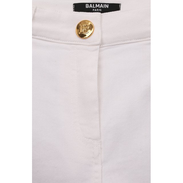 Джинсовые шорты Balmain BS6A09 Фото 3