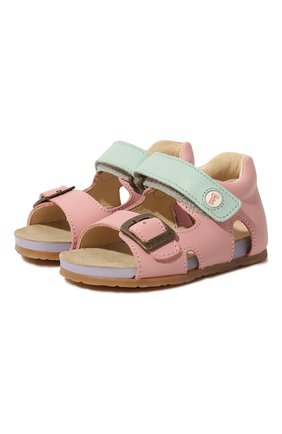 Детские кожаные сандалии FALCOTTO розового цвета, арт. 1500737/03/22 | Фото 1 (Материал внутренний: Натуральная кожа)