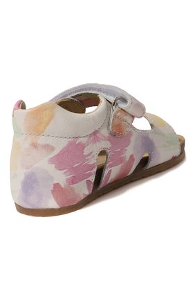 Детские кожаные сандалии FALCOTTO разноцветного цвета, арт. 1500737/A1/22 | Фото 3 (Материал внутренний: Натуральная кожа)