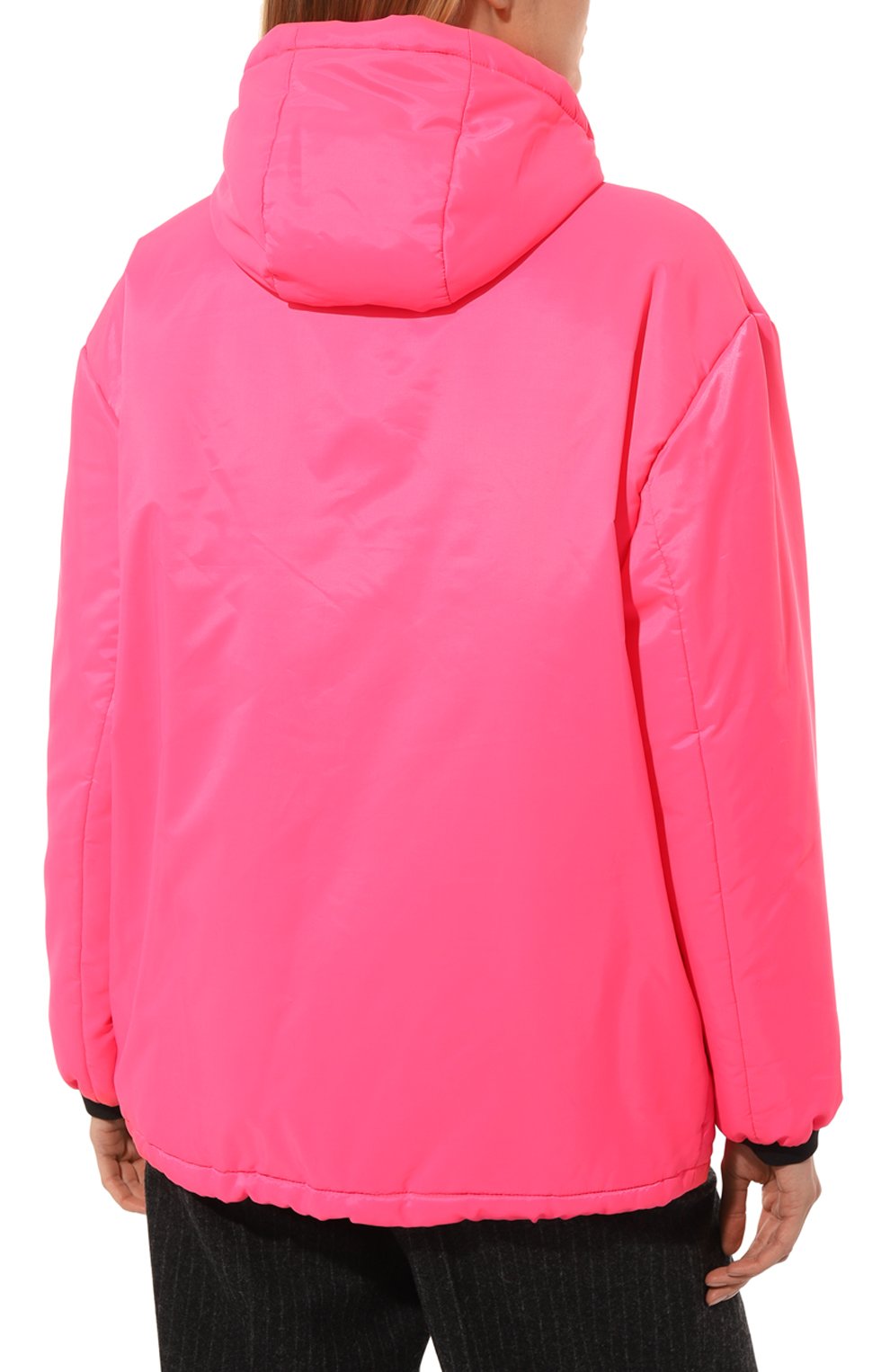 Женская куртка prada linea rossa PRADA розового цвета, арт. 29Z476-1SMH-F0XNQ-182 | Фото 4 (Кросс-КТ: Куртка; Рукава: Длинные; Материал внешний: Синтетический материал; Стили: Спорт-шик; Длина (верхняя одежда): Короткие)