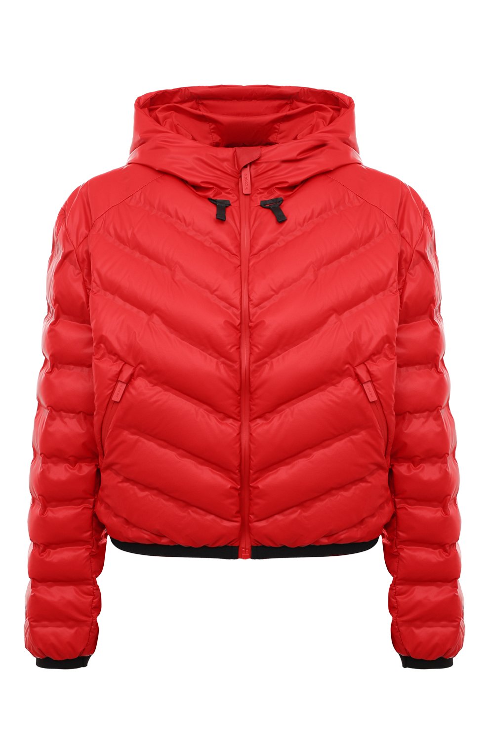 Женская куртка prada linea rossa PRADA красного цвета, арт. 291699-1T2Y-F0D17-192 | Фото 1 (Кросс-КТ: Куртка; Рукава: Длинные; Материал внешний: Синтетический материал; Стили: Спорт-шик; Длина (верхняя одежда): Короткие)