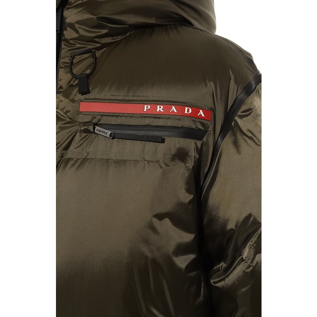 фото Пуховик prada linea rossa prada