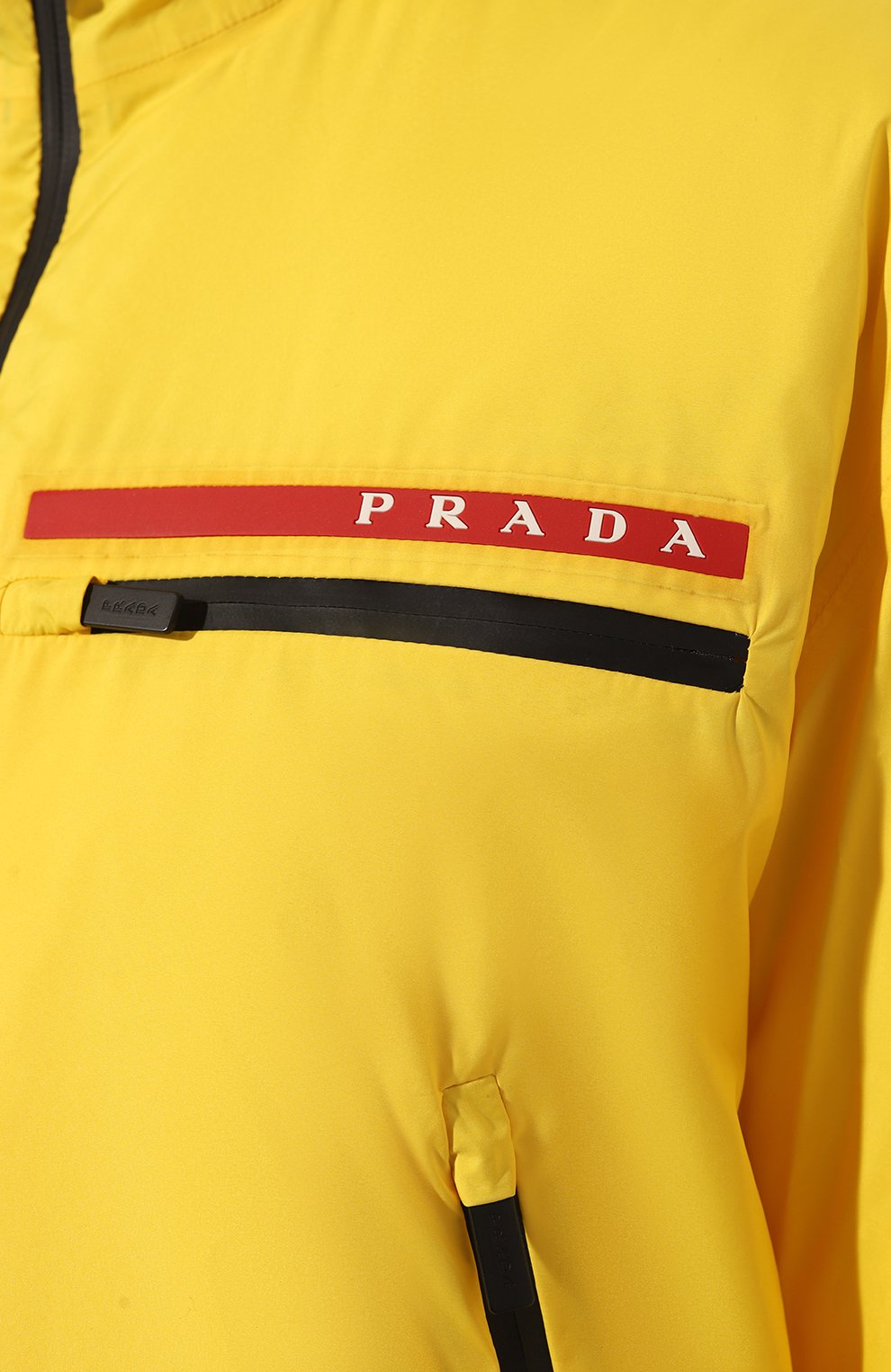 Женская куртка prada linea rossa PRADA желтого цвета, арт. 291851-1XYW-F0010-202 | Фото 5 (Кросс-КТ: Куртка; Рукава: Длинные; Материал внешний: Синтетический материал; Стили: Спорт-шик; Длина (верхняя одежда): Короткие)