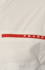 Женская куртка prada linea rossa PRADA белого цвета, арт. 291507-1T2Y-F0K74-191 | Фото 5 (Кросс-КТ: Куртка; Рукава: Короткие; Материал внешний: Синтетический материал; Стили: Спорт-шик; Длина (верхняя одежда): Короткие)