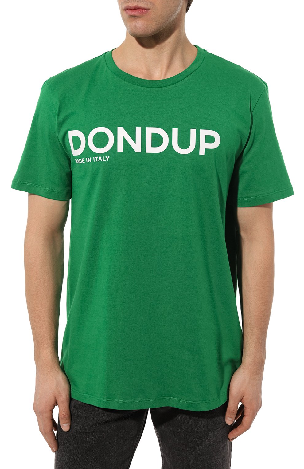 Хлопковая футболка Dondup US198/JF0309U/FV1 Фото 3