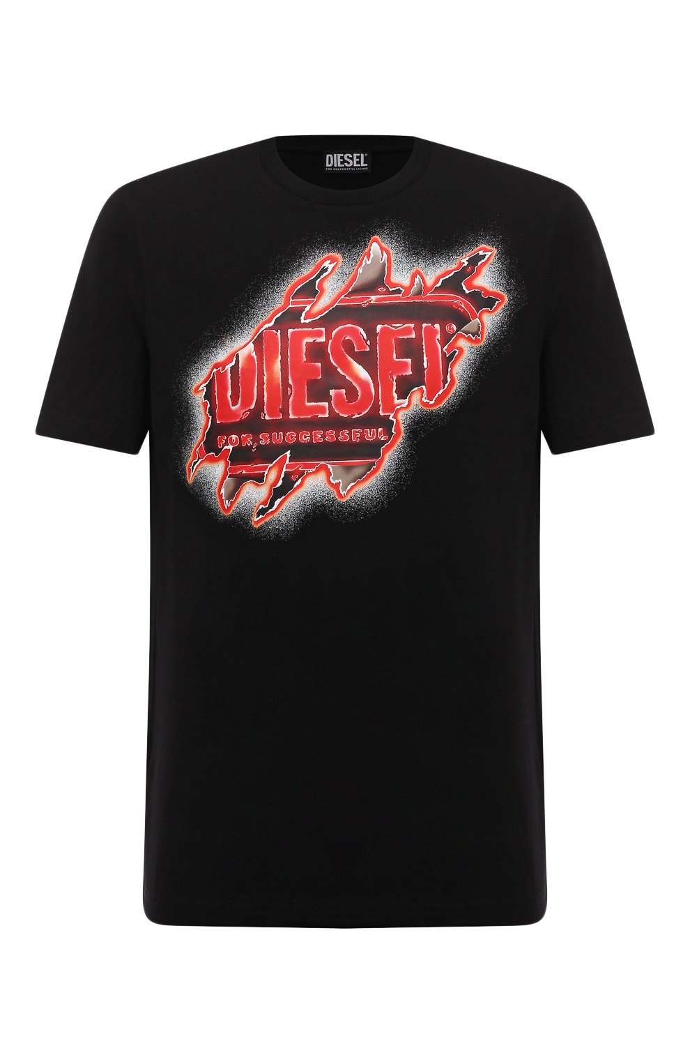 Хлопковая футболка Diesel A09754/0AAXJ