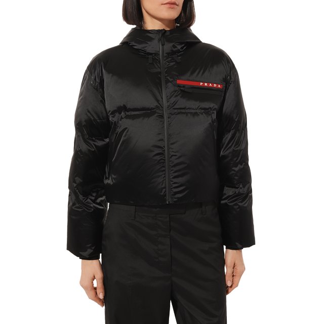 фото Пуховик prada linea rossa prada