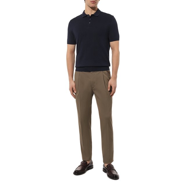 фото Хлопковое поло corneliani