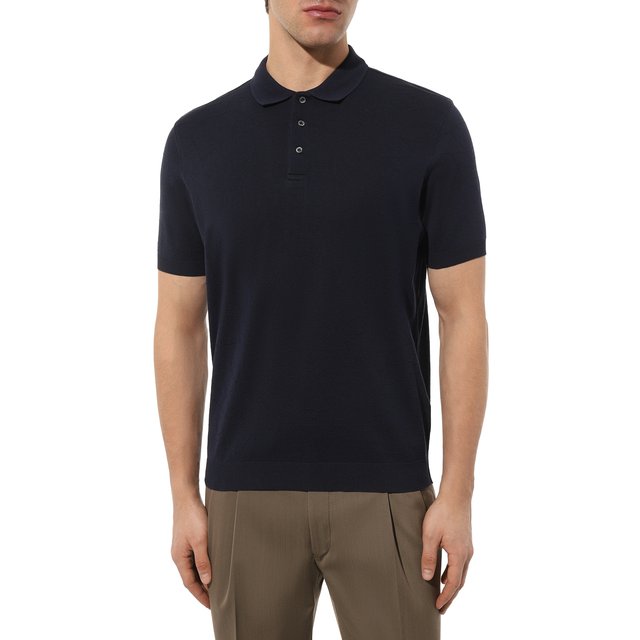 фото Хлопковое поло corneliani