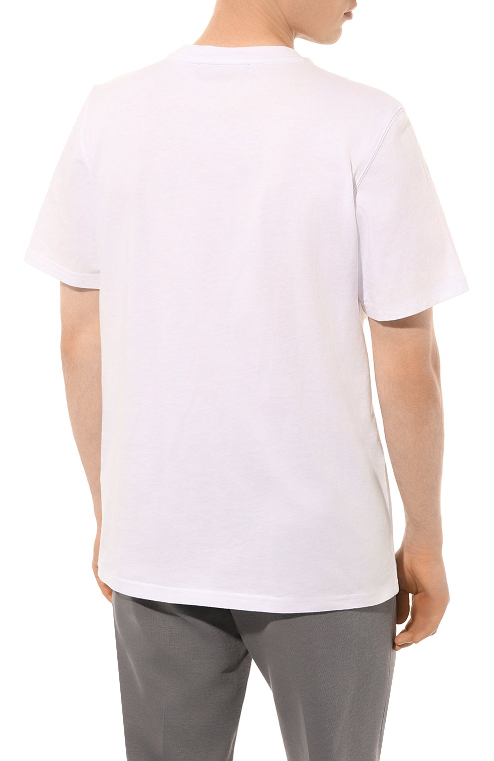 Хлопковая футболка Roberto Cavalli QRT61H/JD060 Фото 4