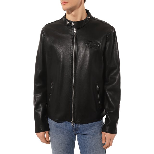 фото Кожаная куртка diesel