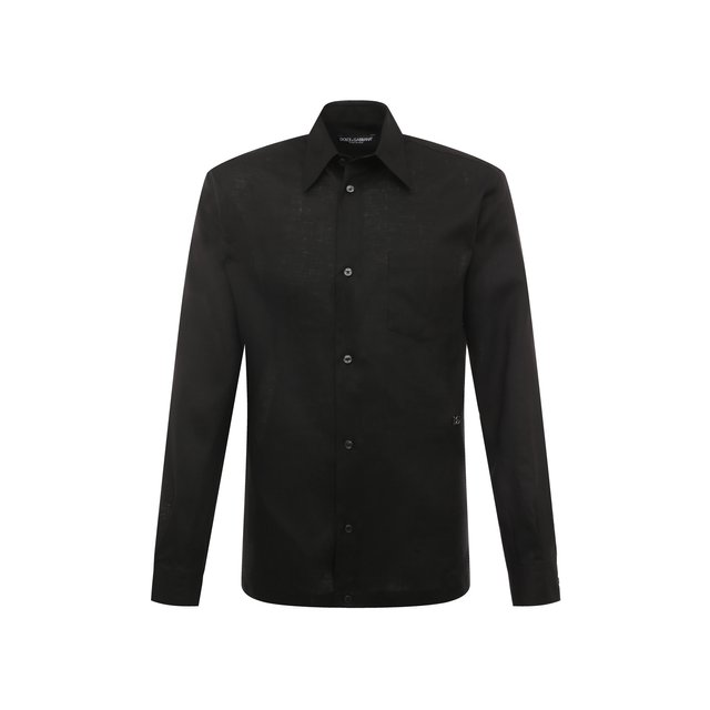 Льняная рубашка Dolce & Gabbana G5KJ0T/FU4IK