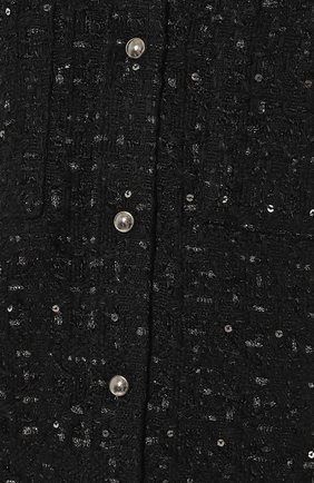 Женский жилет IRO черного цвета, арт. WP100MAURA | Фото 5 (Стили: Гламурный; Длина (верхняя одежда): Короткие)