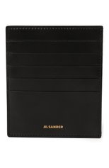 Женский кожаный футляр для кредитных карт JIL SANDER черного цвета, арт. J07VL0005-P4840 | Фото 1 (Материал: Натуральная кожа)