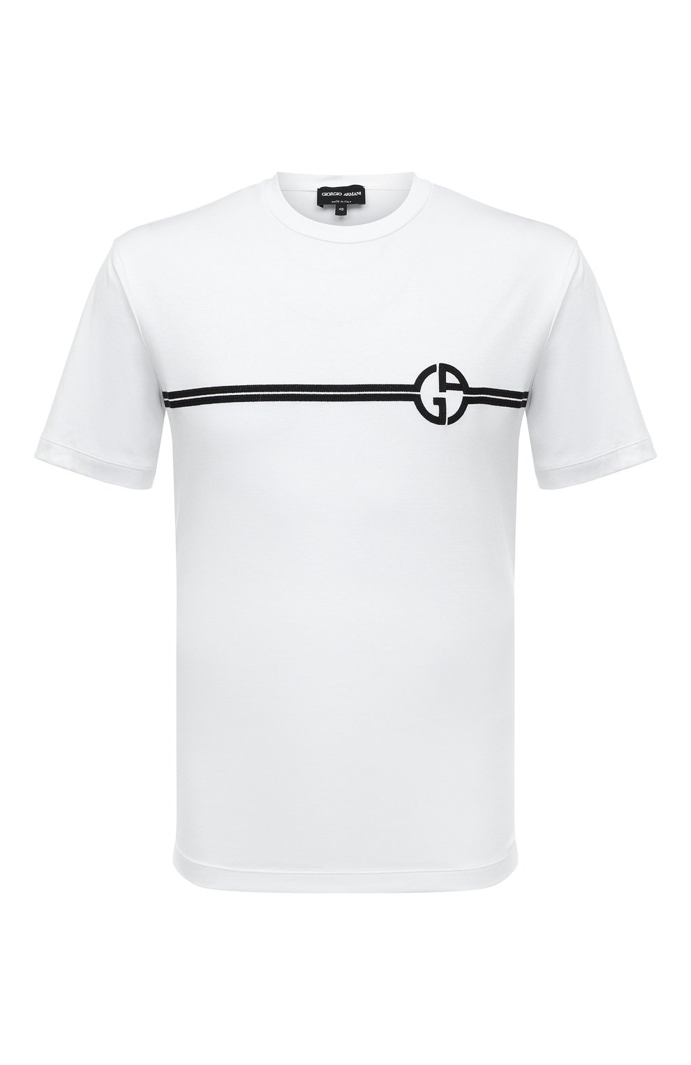 Хлопковая футболка Giorgio Armani 3RSM66/SJTKZ