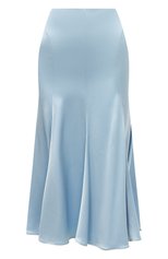 Женская юбка TRUSSARDI голубого цвета, арт. 56G00251-1T006175 | Фото 1 (Женское Кросс-КТ: Юбка-одежда; Длина Ж (юбки, платья, шорты): Миди; Стили: Романтичный)