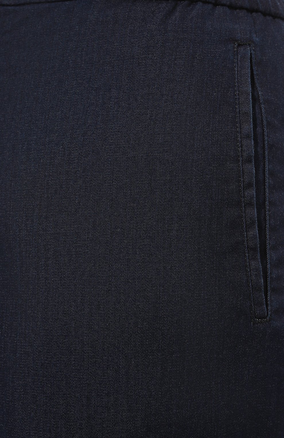 Мужские джинсы KITON темно-синего цвета, арт. UPLAC/J0744B | Фото 5 (Силуэт М (брюки): Прямые; Кросс-КТ: Деним; Длина (брюки, джинсы): Стандартные; Материал внешний: Хлопок, Деним; Стили: Кэжуэл)