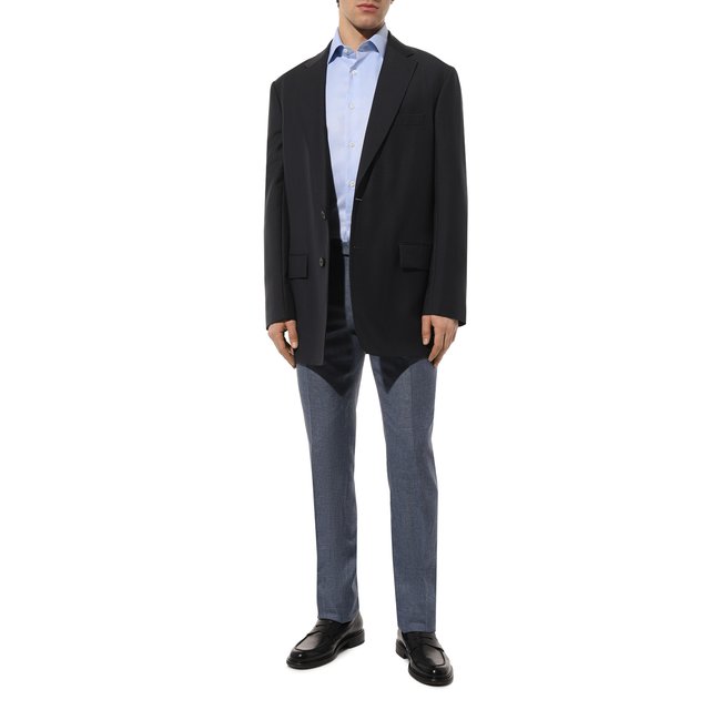 фото Брюки изо льна и шерсти corneliani