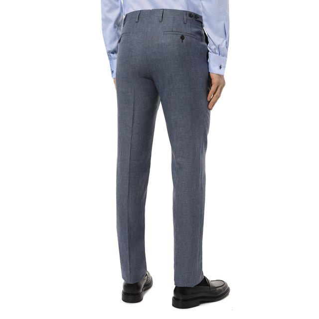 фото Брюки изо льна и шерсти corneliani