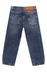 Детские джинсы DIESEL синего цвета, арт. J00808/KXBGC | Фото 2 (Материал внешний: Хлопок; Детали: Потертости)