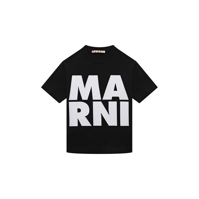 Хлопковая футболка Marni M00656/M00LE