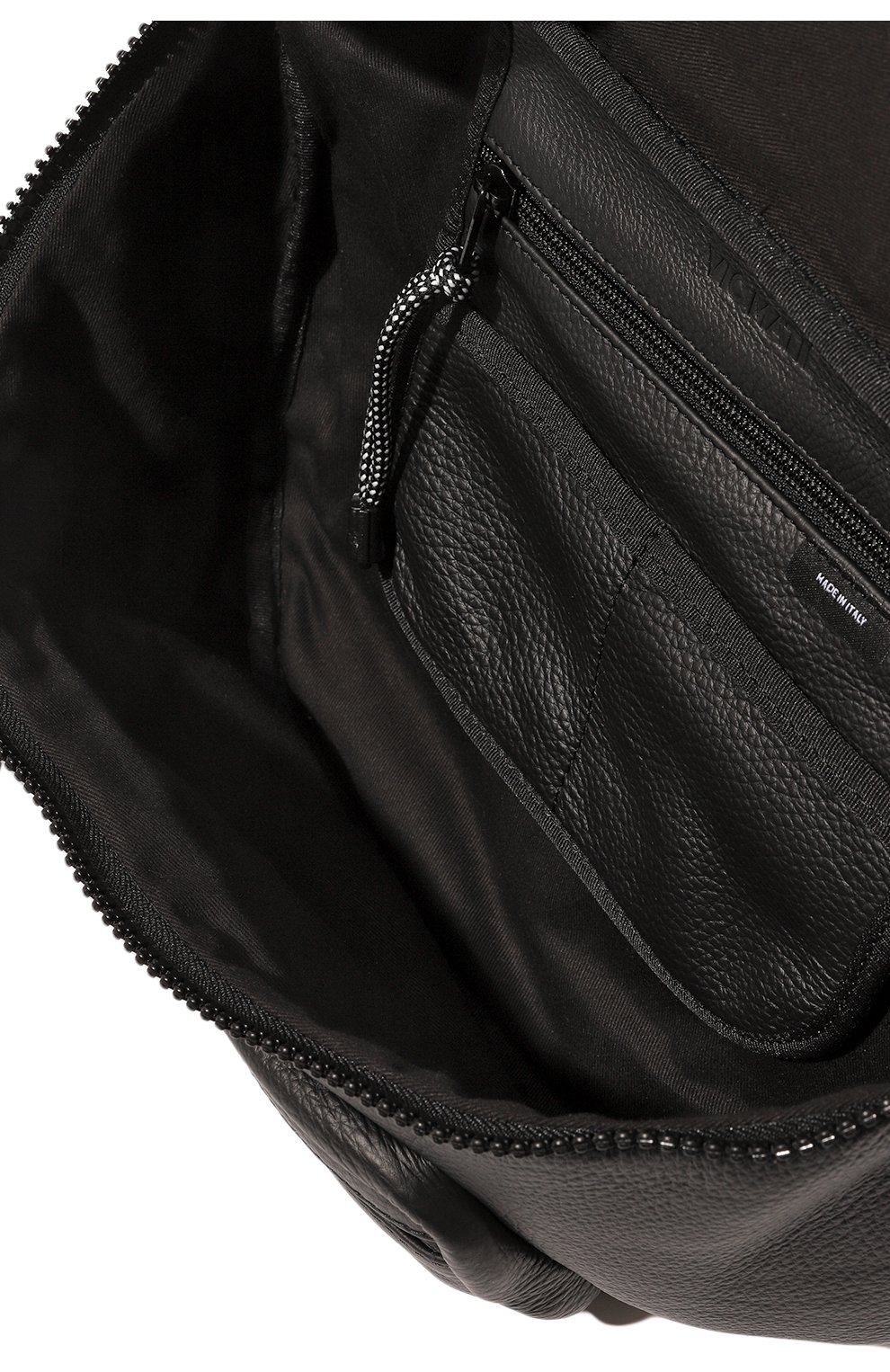 Мужская кожаная поясная сумка VIC MATIE черного цвета, арт. 1V0762TC999CWPB001 | Фото 5 (Случай: Повседневный; Материал: Натуральная кожа; Ремень/цепочка: На ремешке; Размер: large)