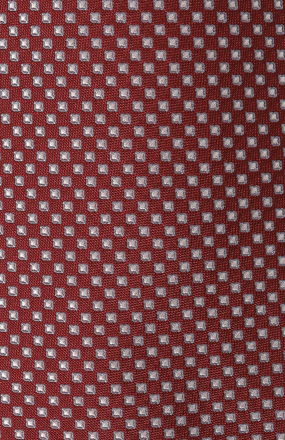 Мужской шелковый галстук CORNELIANI бордового цвета, арт. 91U390-3120308 | Фото 4 (Принт: С принтом; Материал: Текстиль, Шелк)