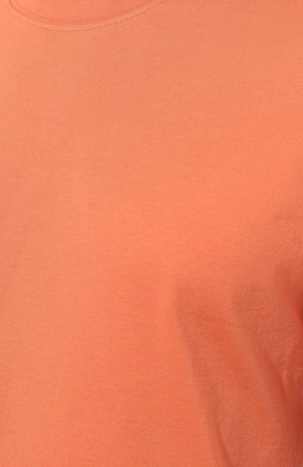 Мужская хлопковая футболка  BRUNELLO CUCINELLI розового цвета, арт. M0T611308 | Фото 5 (Принт: Без принта; Рукава: Короткие; Длина (для топов): Стандартные; Материал внешний: Хлопок; Размерность: Маломерит; Стили: Кэжуэл)