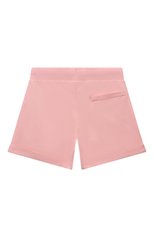 Детские хлопковые шорты MOSCHINO светло-розового цвета, арт. HDQ000/LDA00/10 | Фото 2 (Тематический товар: Teddy Bear; Случай: Повседневный; Материал внешний: Хлопок)