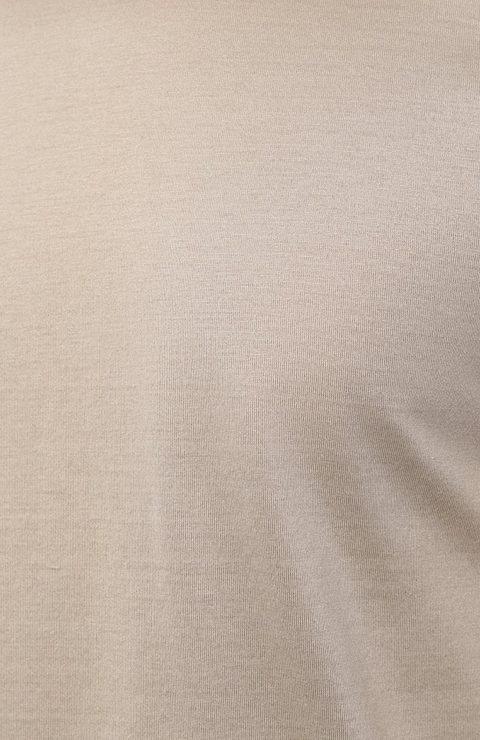 Мужская хлопковая футболка CORNELIANI светло-бежевого цвета, арт. 91G500-3125000 | Фото 5 (Принт: Без принта; Рукава: Короткие; Длина (для топов): Стандартные; Материал внешний: Хлопок; Стили: Кэжуэл)