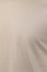 Мужская хлопковая футболка CORNELIANI светло-бежевого цвета, арт. 91G500-3125000 | Фото 5 (Принт: Без принта; Рукава: Короткие; Длина (для топов): Стандартные; Материал внешний: Хлопок; Стили: Кэжуэл)