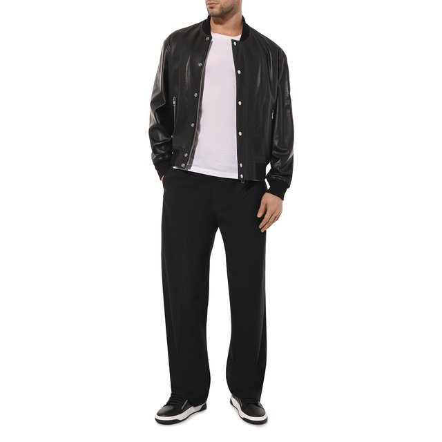 фото Кожаные кеды giuseppe zanotti design