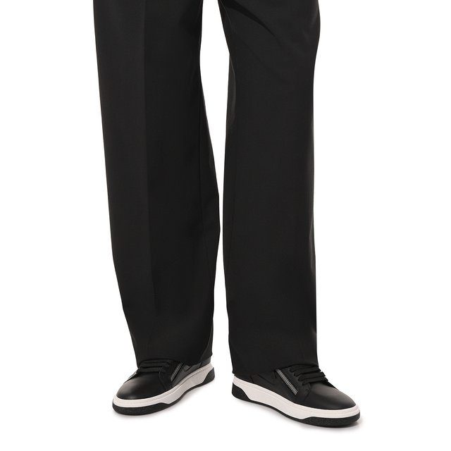 фото Кожаные кеды giuseppe zanotti design