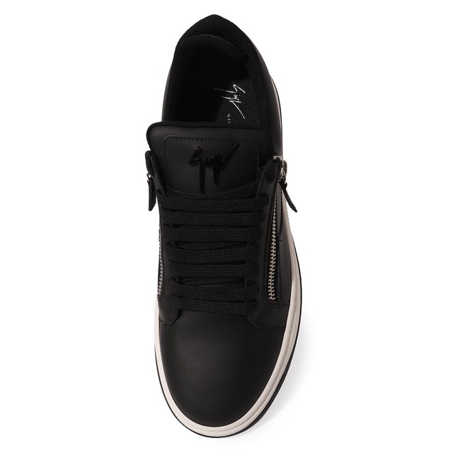 фото Кожаные кеды giuseppe zanotti design