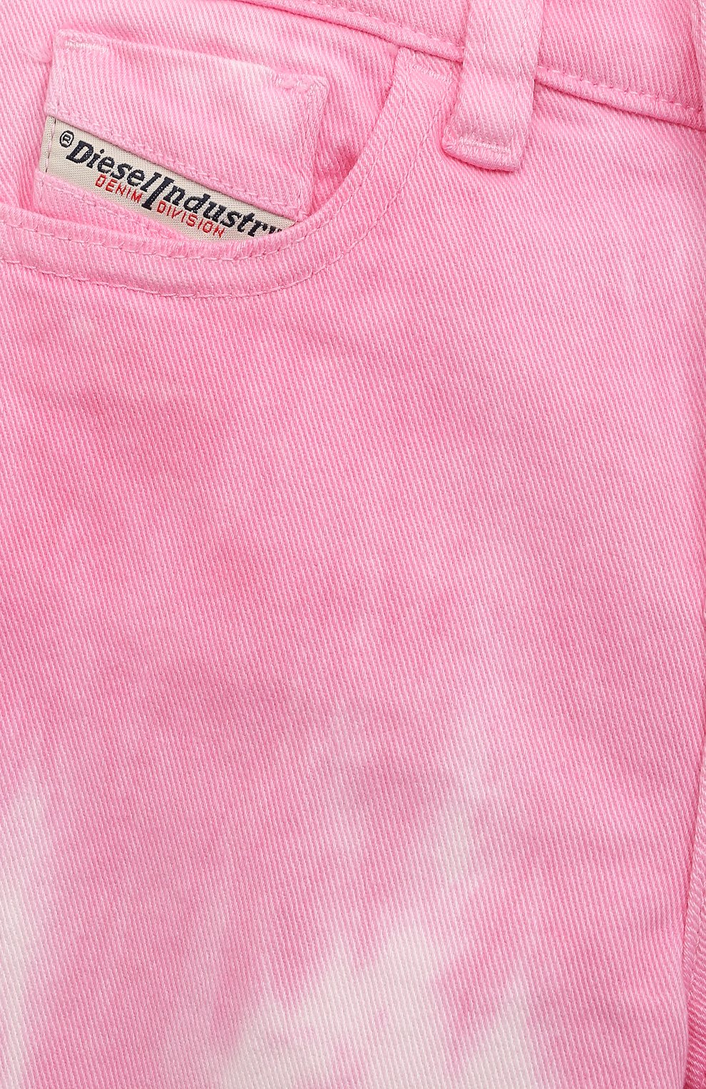 Детские джинсы DIESEL розового цвета, арт. J00816/KXBGU | Фото 3 (Материал внешний: Хлопок)