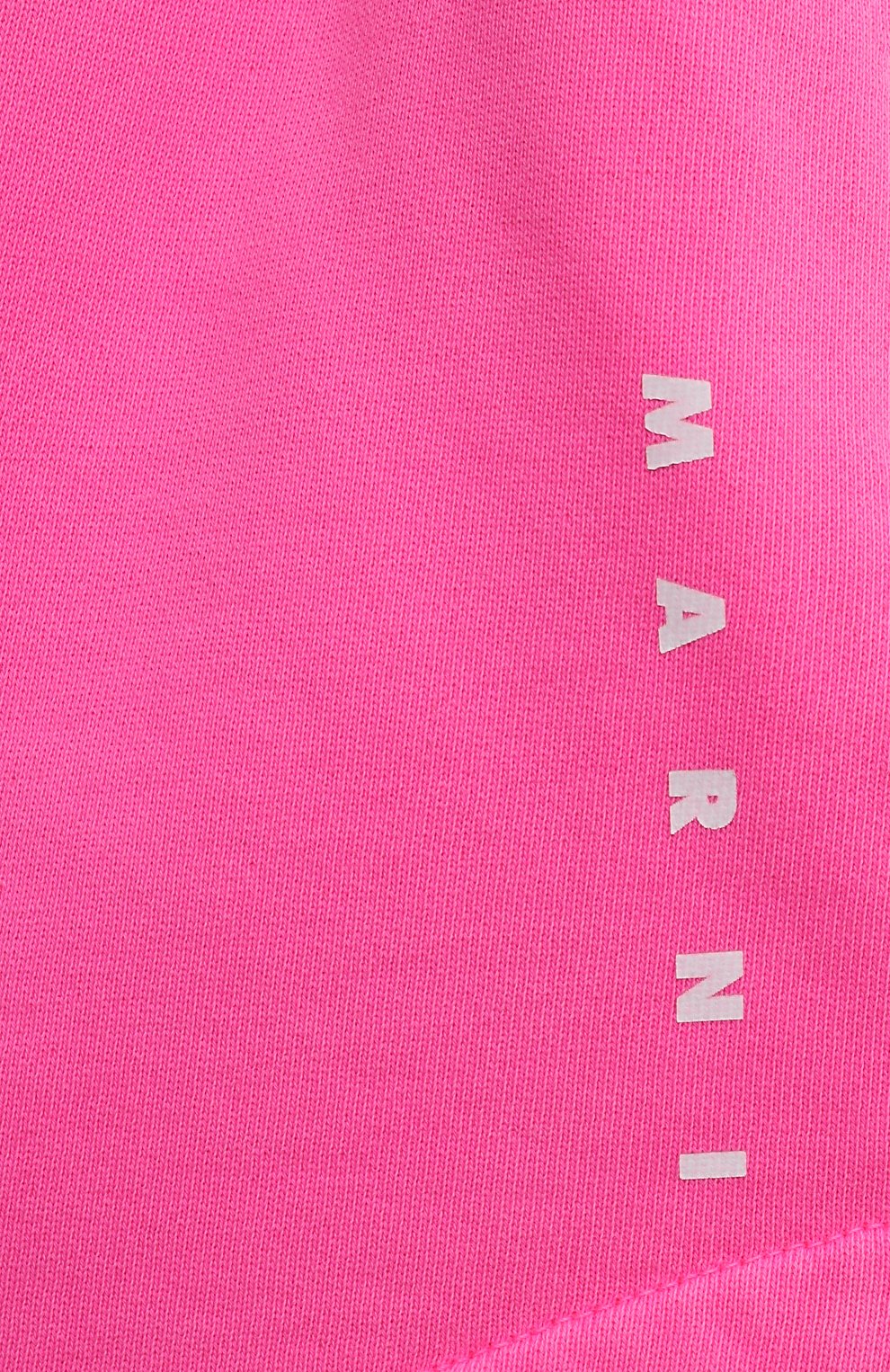 Детские хлопковые шорты MARNI розового цвета, арт. M00693/M00PD | Фото 3 (Материал внешний: Хлопок)