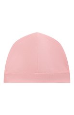 Детского комплект из шапки и нагрудника MOSCHINO светло-розового цвета, арт. MPY03E/LAA03 | Фото 5 (Материал: Текстиль, Хлопок)