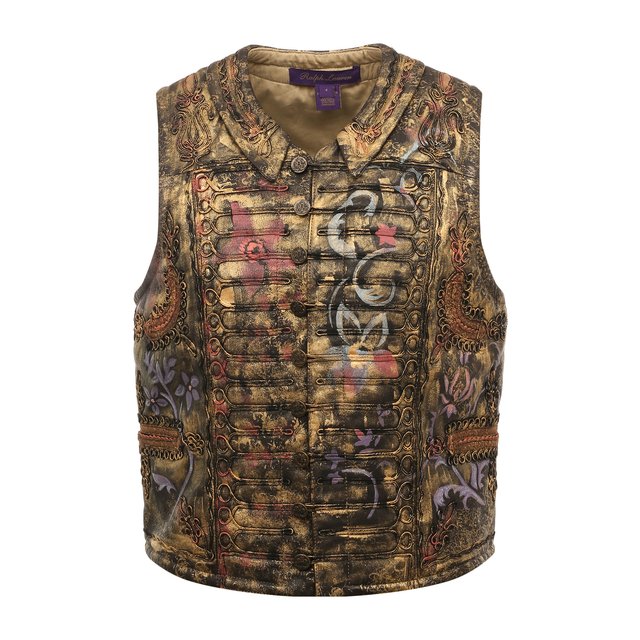 фото Кожаный жилет ralph lauren