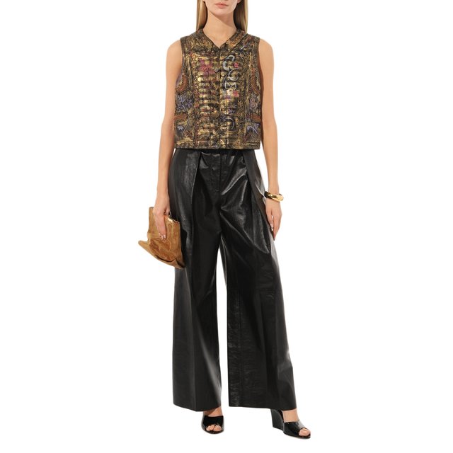 фото Кожаный жилет ralph lauren