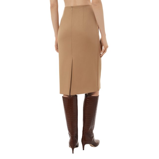 фото Шерстяная юбка boss