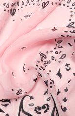 Женский хлопковый платок DESTIN розового цвета, арт. DDS3MAT/C0TBA | Фот�о 5 (Принт: С принтом; Материал: Текстиль, Хлопок)