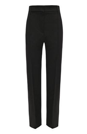 Женские хлопковые брюки BRUNELLO CUCINELLI черного цвета, арт. MA126B1049 | Фото 1