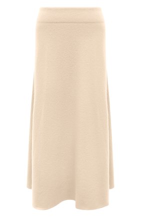 Женская шерстяная юбка JIL SANDER кремвого цвета по цене 72400 руб., арт. J02MA0024-J14506 | Фото 1