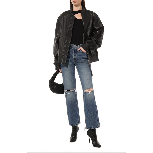 фото Кожаные ботильоны casadei