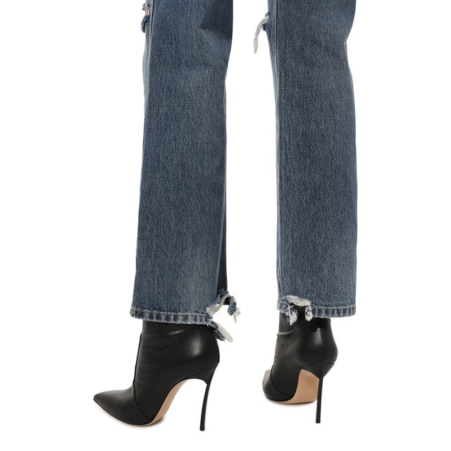 фото Кожаные ботильоны casadei