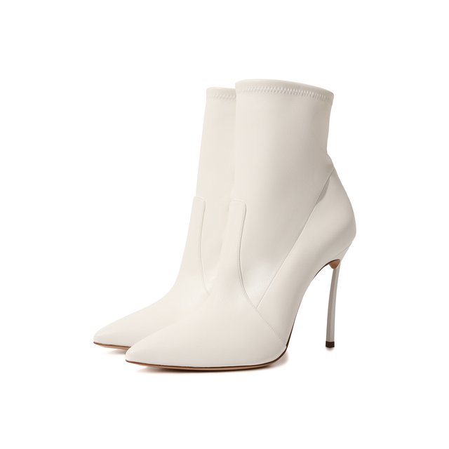 фото Кожаные ботильоны casadei