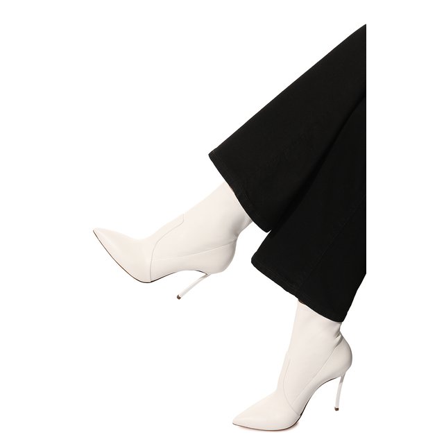 фото Кожаные ботильоны casadei