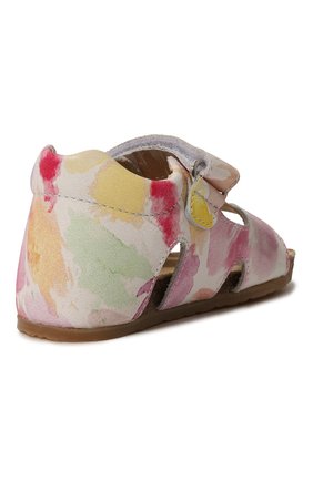 Детские кожаные сандалии FALCOTTO разноцветного цвета, арт. 1500737/A1/20 | Фото 3 (Материал внутренний: Натуральная кожа)